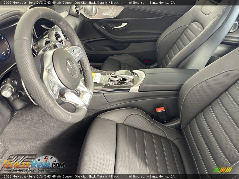 Front Seat of 2022 Mercedes-Benz C AMG 43 4Matic Coupe Photo #8