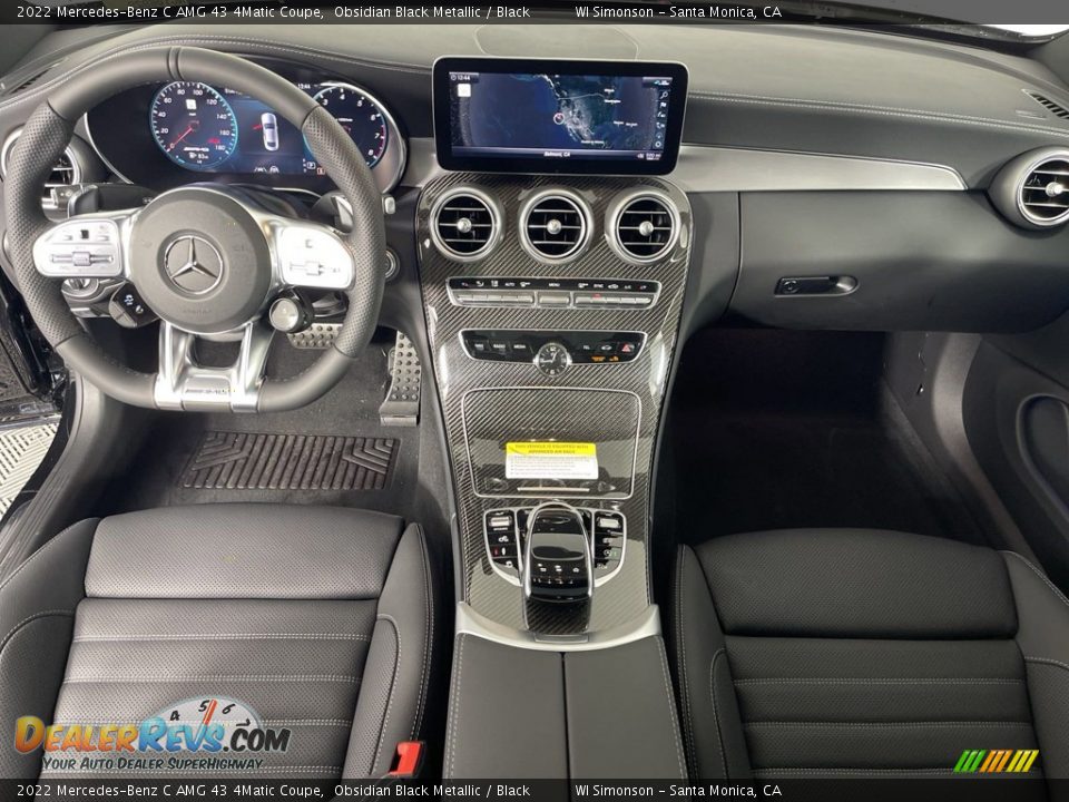 Black Interior - 2022 Mercedes-Benz C AMG 43 4Matic Coupe Photo #12
