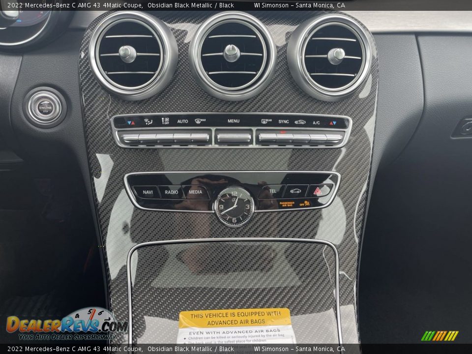 Controls of 2022 Mercedes-Benz C AMG 43 4Matic Coupe Photo #14
