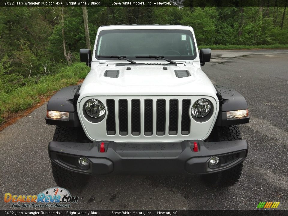 2022 Jeep Wrangler Rubicon 4x4 Bright White / Black Photo #3