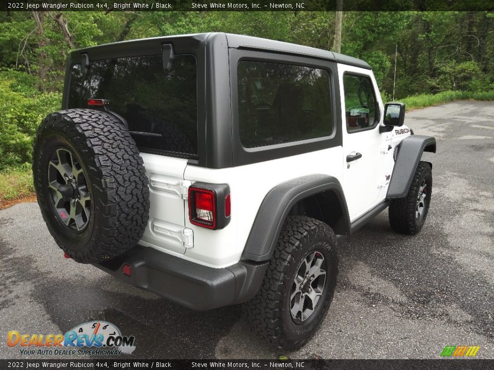 2022 Jeep Wrangler Rubicon 4x4 Bright White / Black Photo #6