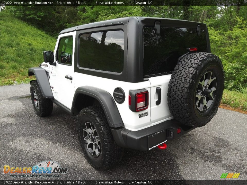 2022 Jeep Wrangler Rubicon 4x4 Bright White / Black Photo #8