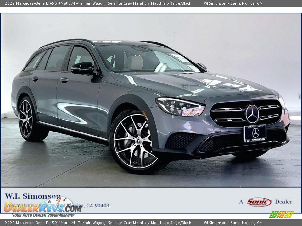 2022 Mercedes-Benz E 450 4Matic All-Terrain Wagon Selenite Gray Metallic / Macchiato Beige/Black Photo #1