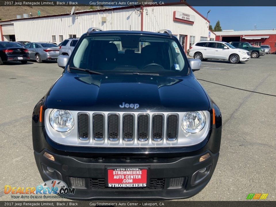 2017 Jeep Renegade Limited Black / Black Photo #2