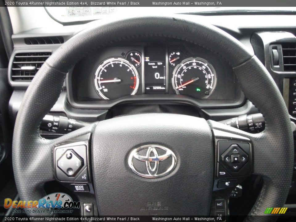 2020 Toyota 4Runner Nightshade Edition 4x4 Blizzard White Pearl / Black Photo #28