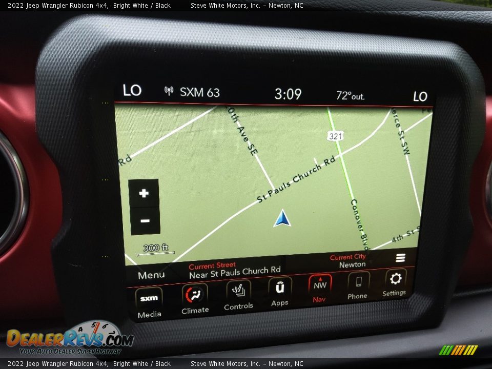 Navigation of 2022 Jeep Wrangler Rubicon 4x4 Photo #23