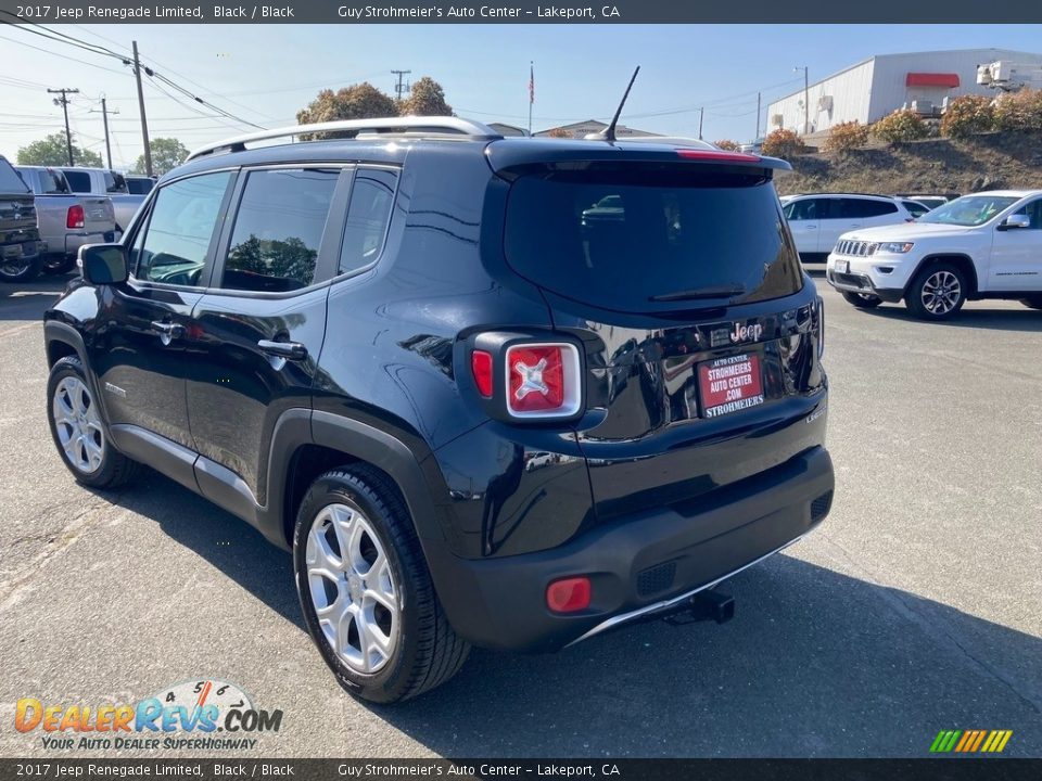 2017 Jeep Renegade Limited Black / Black Photo #5