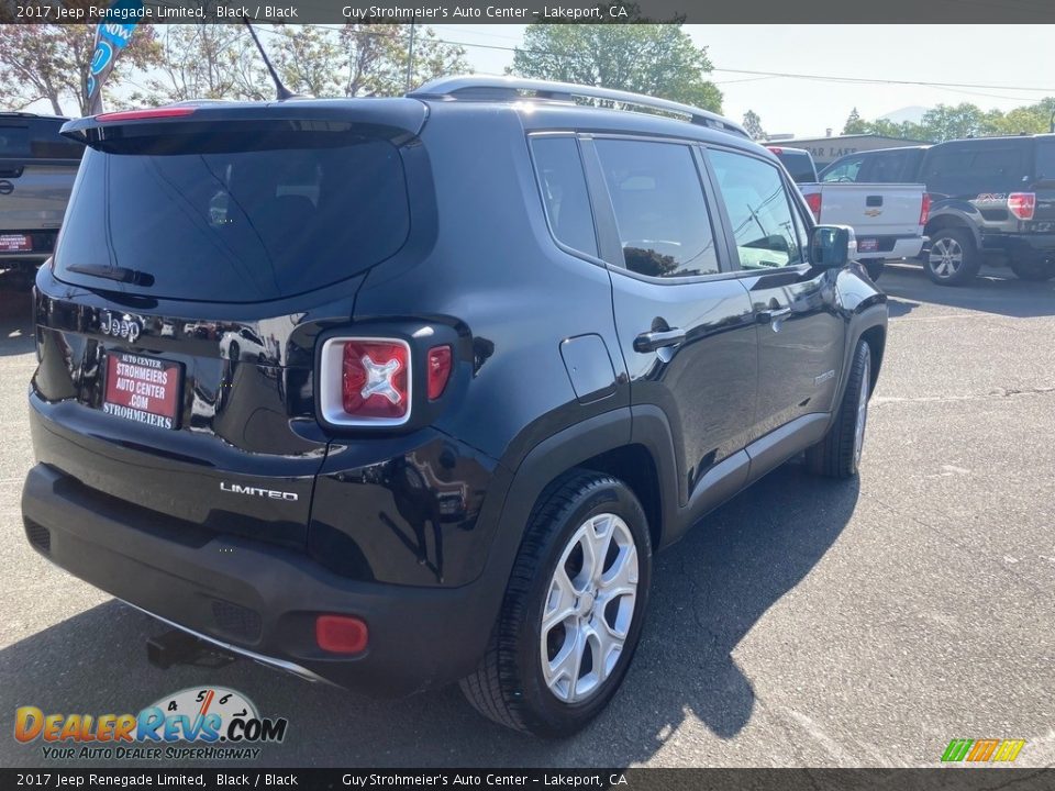 2017 Jeep Renegade Limited Black / Black Photo #7