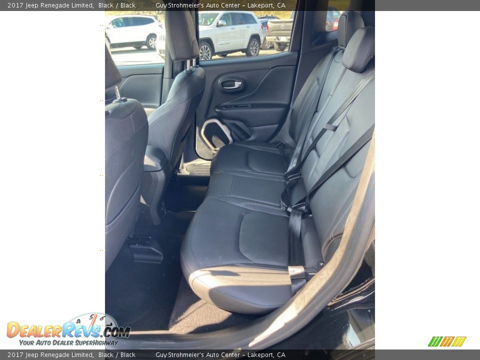 Rear Seat of 2017 Jeep Renegade Limited Photo #9