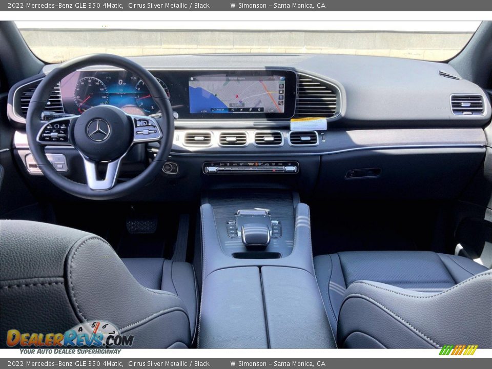 2022 Mercedes-Benz GLE 350 4Matic Cirrus Silver Metallic / Black Photo #6