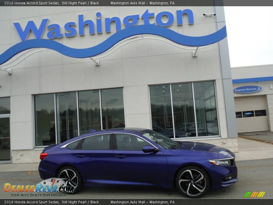 2019 Honda Accord Sport Sedan Still Night Pearl / Black Photo #2