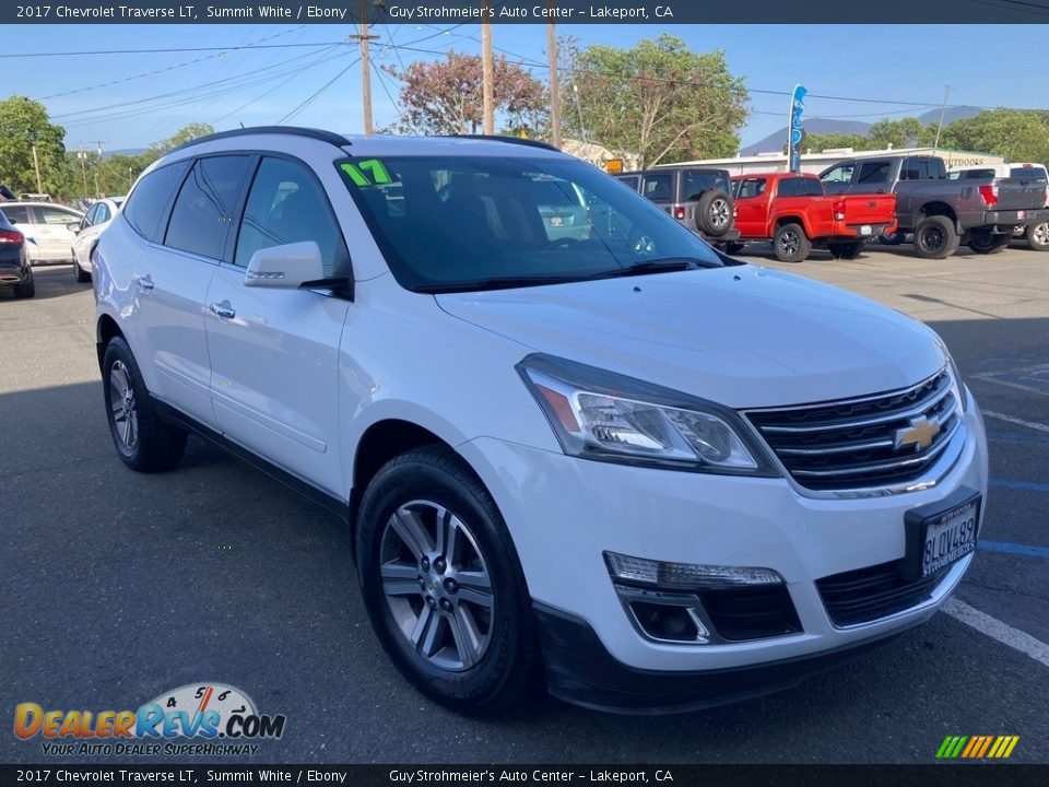 2017 Chevrolet Traverse LT Summit White / Ebony Photo #1