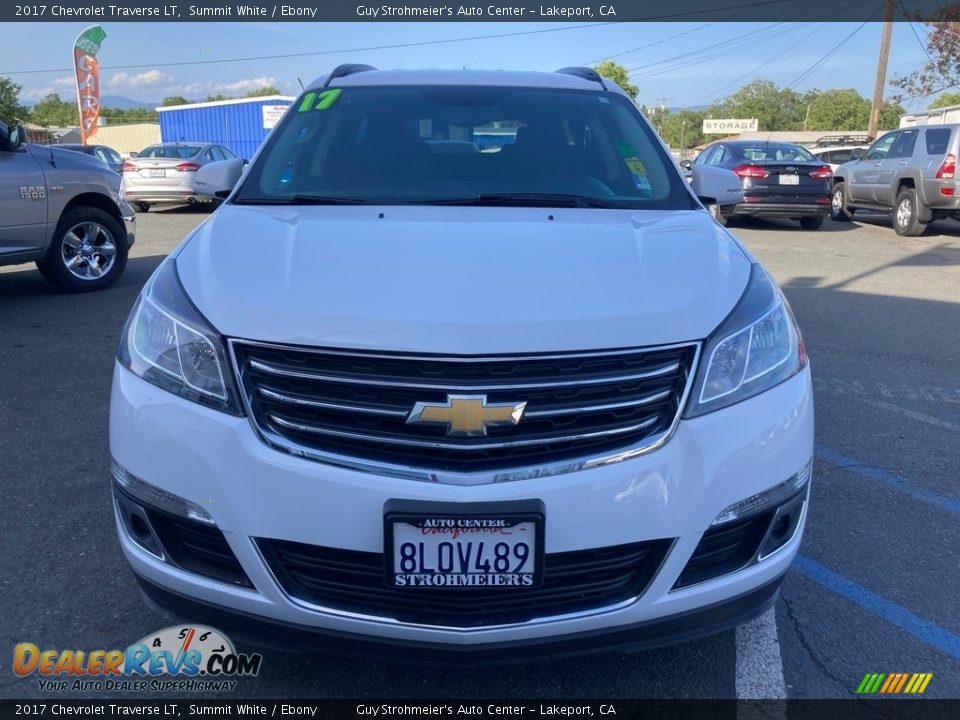 2017 Chevrolet Traverse LT Summit White / Ebony Photo #2