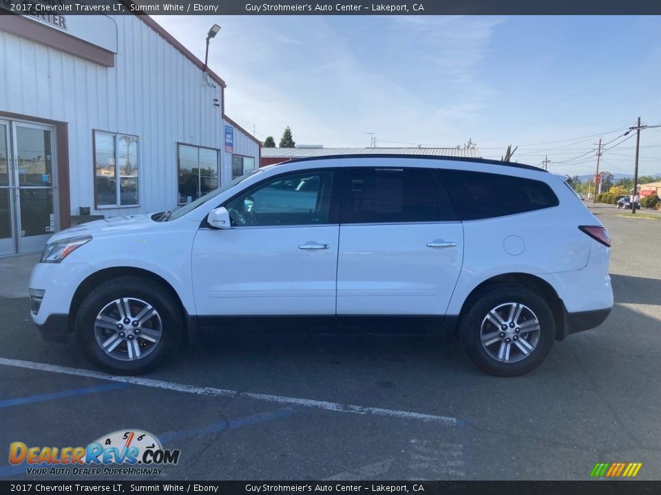 2017 Chevrolet Traverse LT Summit White / Ebony Photo #4