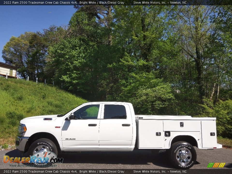 2022 Ram 2500 Tradesman Crew Cab Chassis 4x4 Bright White / Black/Diesel Gray Photo #1