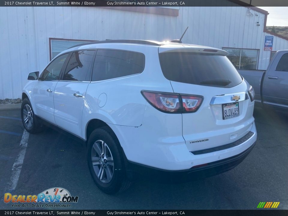 2017 Chevrolet Traverse LT Summit White / Ebony Photo #5