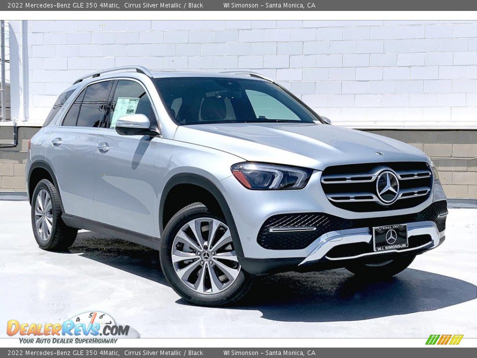 2022 Mercedes-Benz GLE 350 4Matic Cirrus Silver Metallic / Black Photo #12