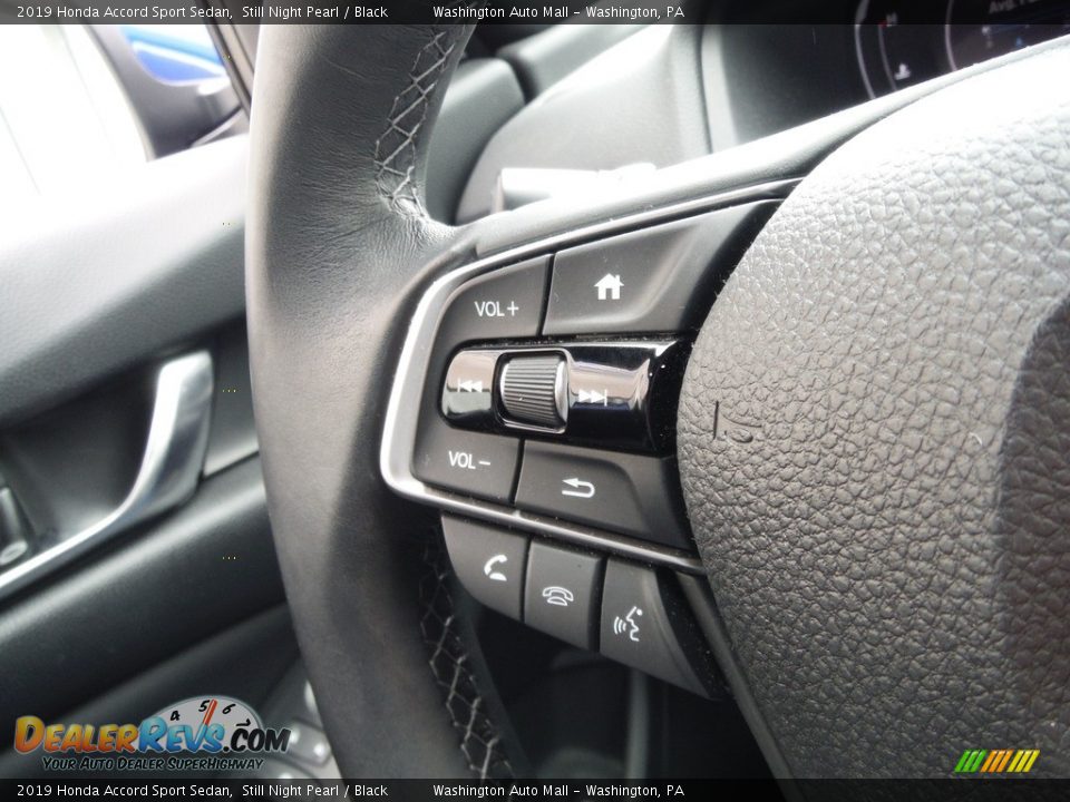 2019 Honda Accord Sport Sedan Still Night Pearl / Black Photo #20