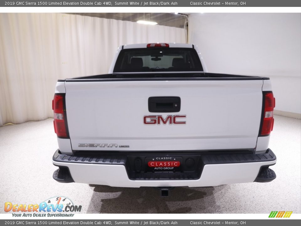 2019 GMC Sierra 1500 Limited Elevation Double Cab 4WD Summit White / Jet Black/Dark Ash Photo #19