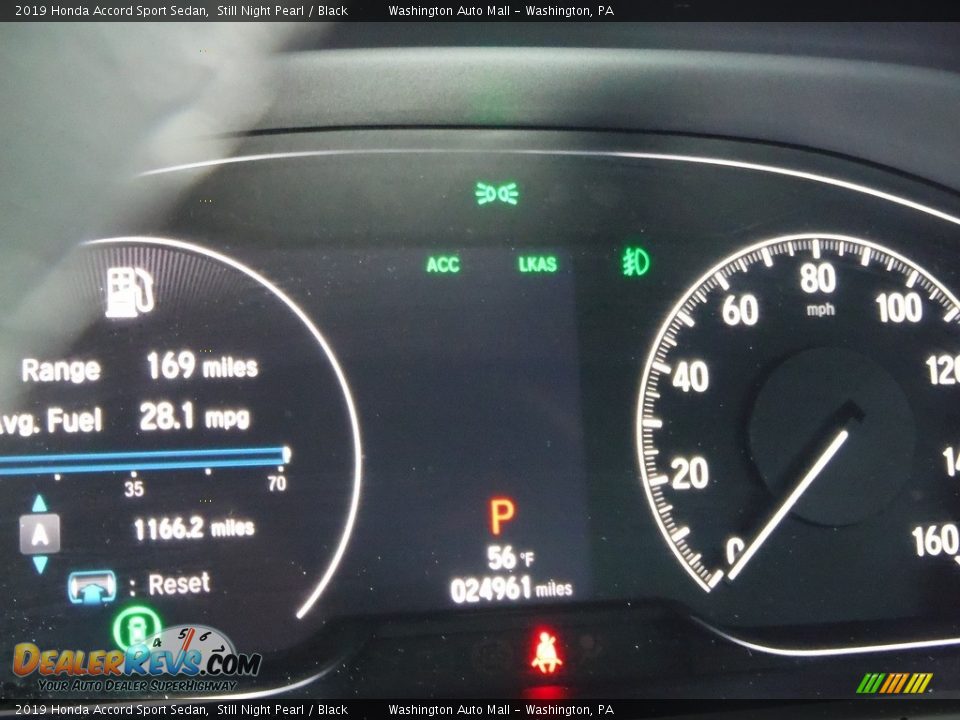 2019 Honda Accord Sport Sedan Still Night Pearl / Black Photo #27