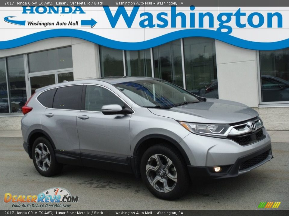 2017 Honda CR-V EX AWD Lunar Silver Metallic / Black Photo #1