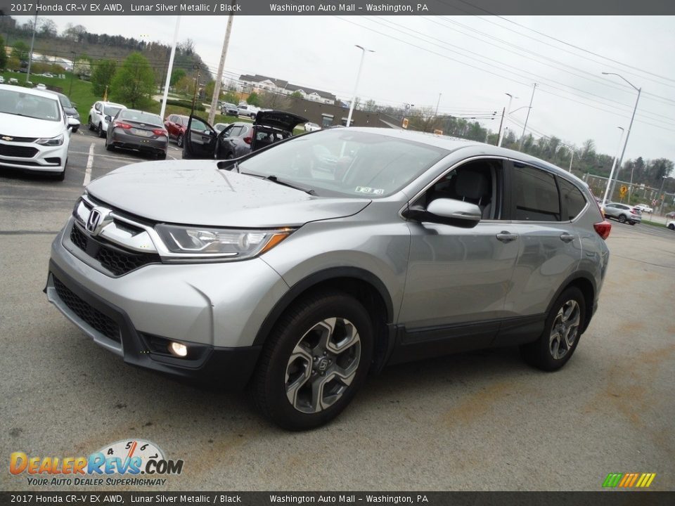 2017 Honda CR-V EX AWD Lunar Silver Metallic / Black Photo #6