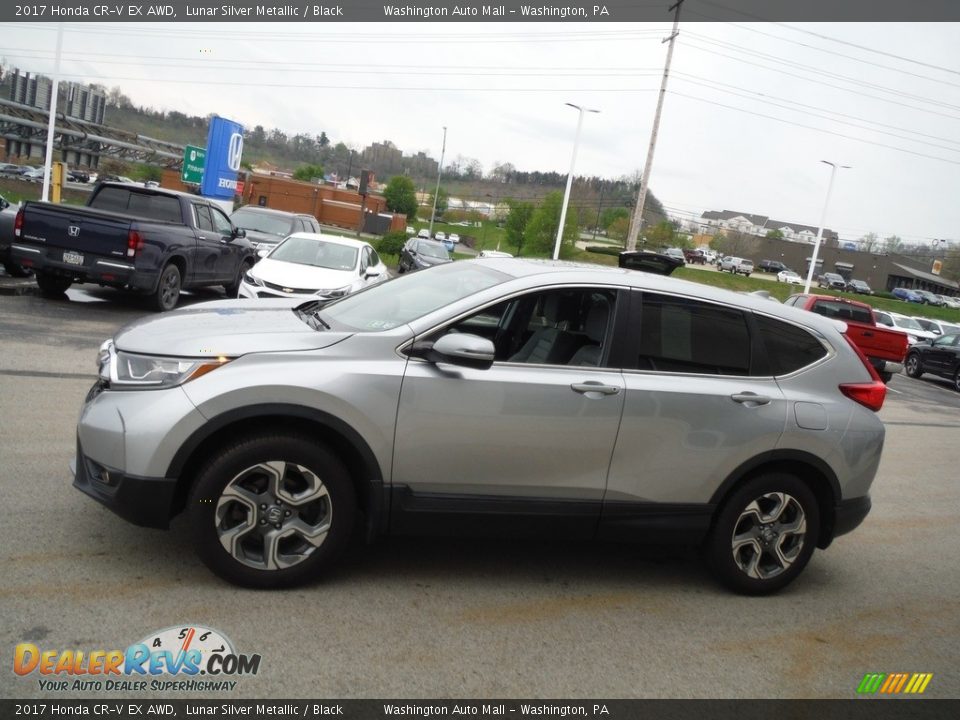 2017 Honda CR-V EX AWD Lunar Silver Metallic / Black Photo #7