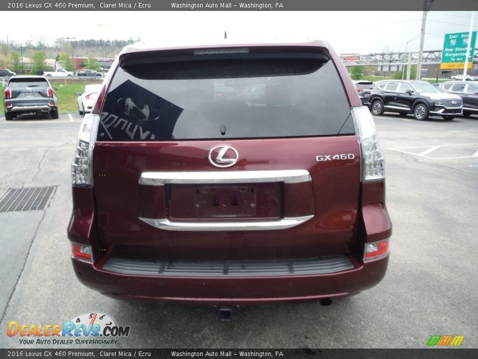 2016 Lexus GX 460 Premium Claret Mica / Ecru Photo #8