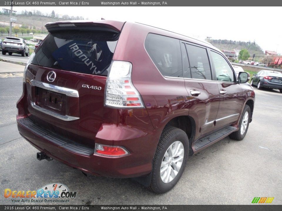 2016 Lexus GX 460 Premium Claret Mica / Ecru Photo #10