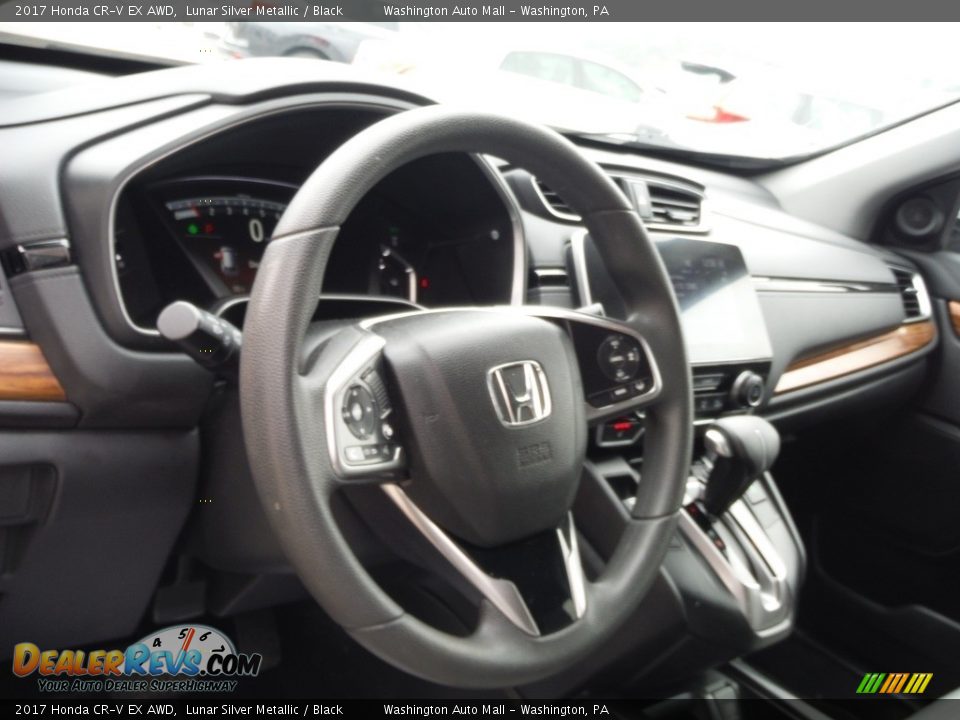 2017 Honda CR-V EX AWD Lunar Silver Metallic / Black Photo #18