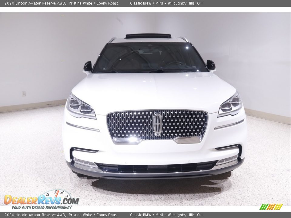 2020 Lincoln Aviator Reserve AWD Pristine White / Ebony Roast Photo #2