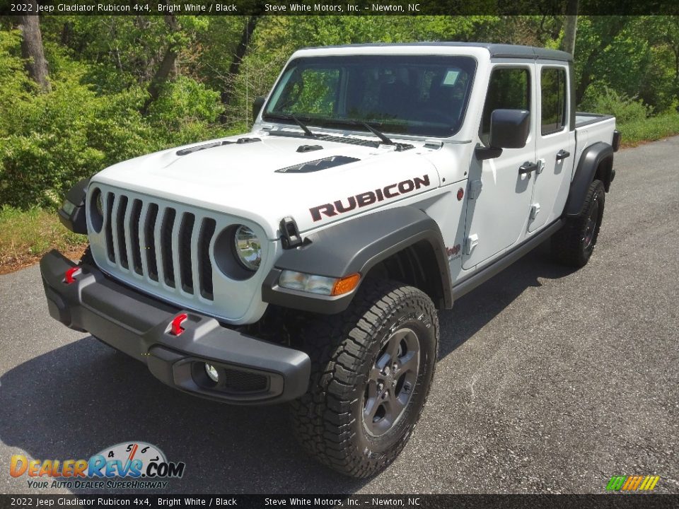 2022 Jeep Gladiator Rubicon 4x4 Bright White / Black Photo #2