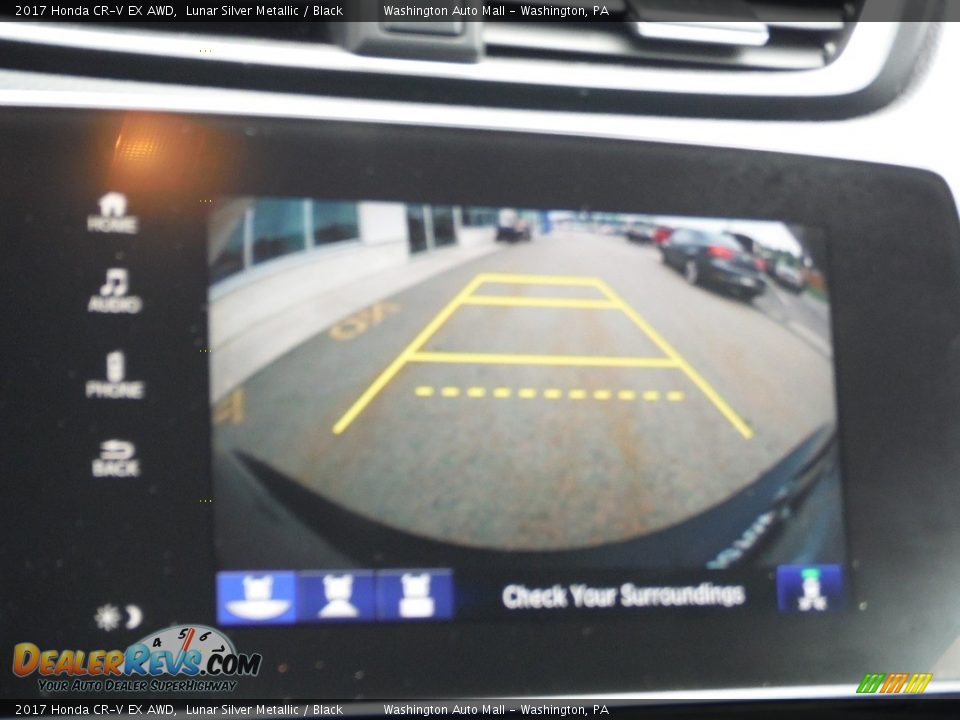 2017 Honda CR-V EX AWD Lunar Silver Metallic / Black Photo #24