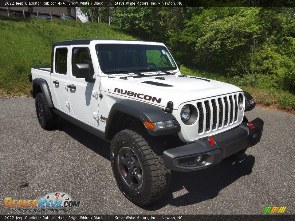 2022 Jeep Gladiator Rubicon 4x4 Bright White / Black Photo #4