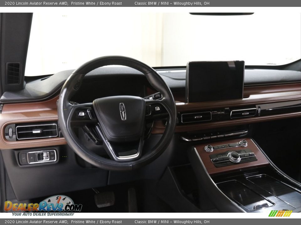 2020 Lincoln Aviator Reserve AWD Pristine White / Ebony Roast Photo #7