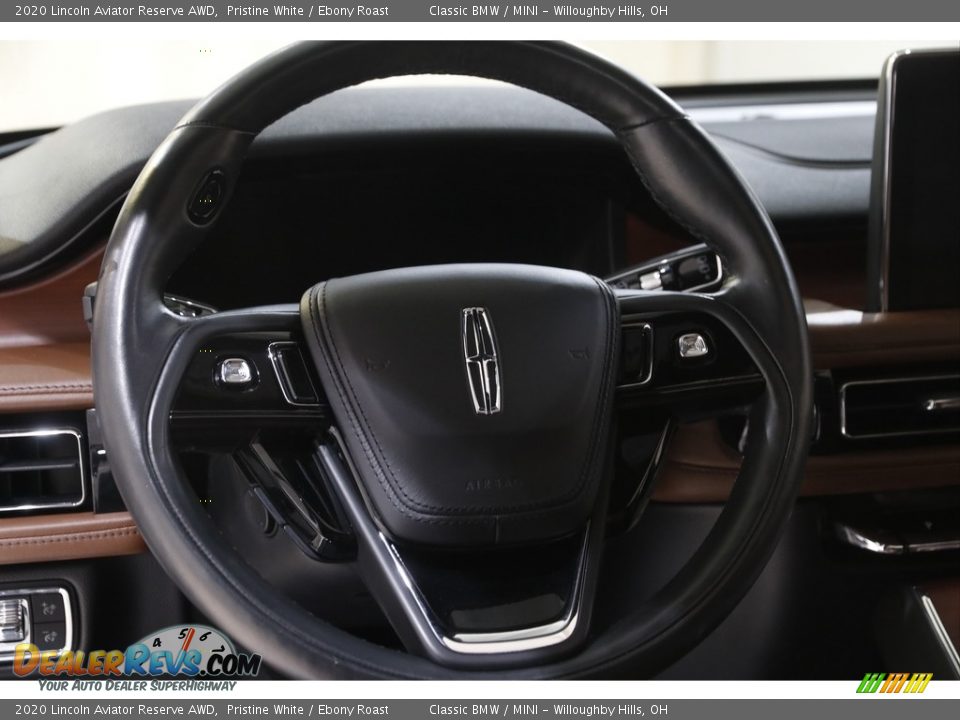 2020 Lincoln Aviator Reserve AWD Pristine White / Ebony Roast Photo #8