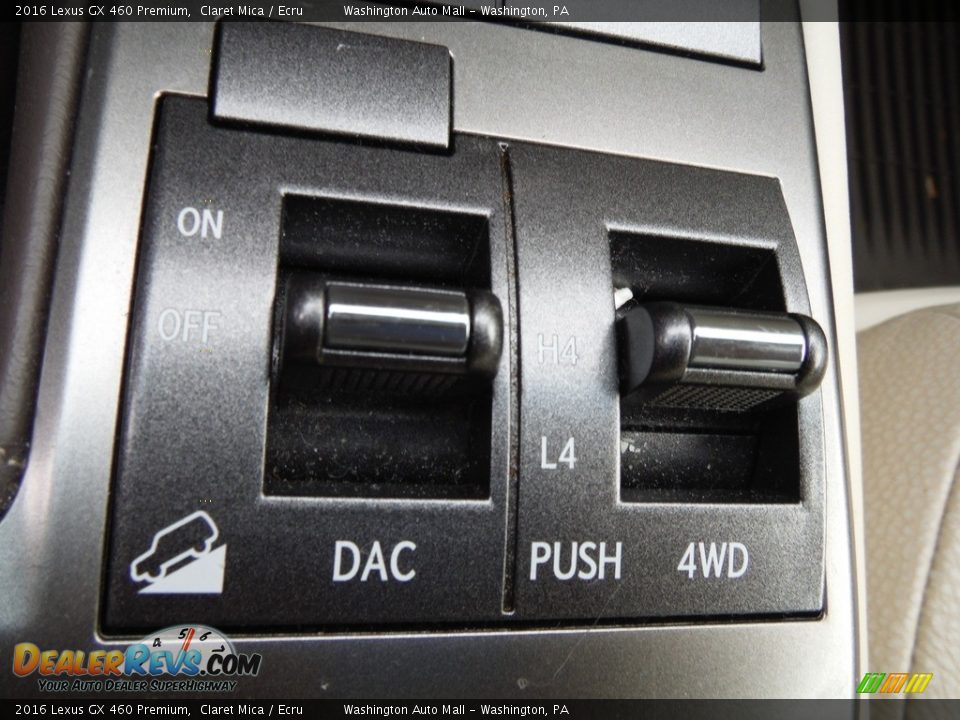 Controls of 2016 Lexus GX 460 Premium Photo #19