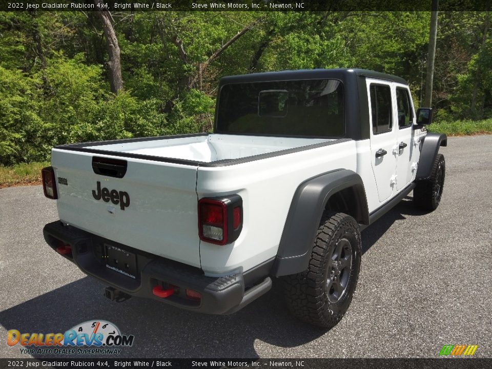 2022 Jeep Gladiator Rubicon 4x4 Bright White / Black Photo #6