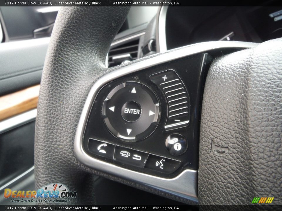 2017 Honda CR-V EX AWD Lunar Silver Metallic / Black Photo #29