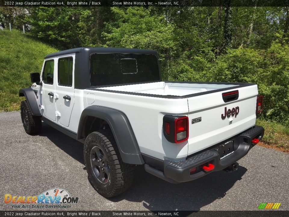 2022 Jeep Gladiator Rubicon 4x4 Bright White / Black Photo #9