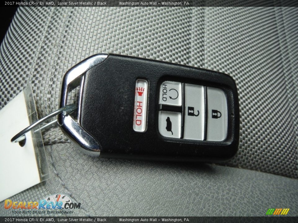 2017 Honda CR-V EX AWD Lunar Silver Metallic / Black Photo #35