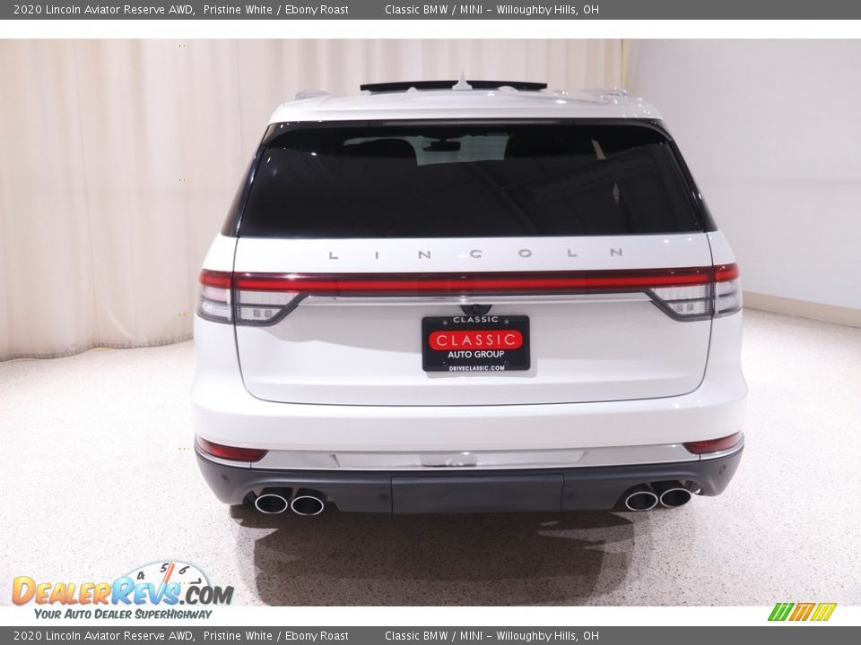 2020 Lincoln Aviator Reserve AWD Pristine White / Ebony Roast Photo #25