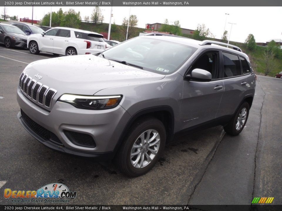 2020 Jeep Cherokee Latitude 4x4 Billet Silver Metallic / Black Photo #4