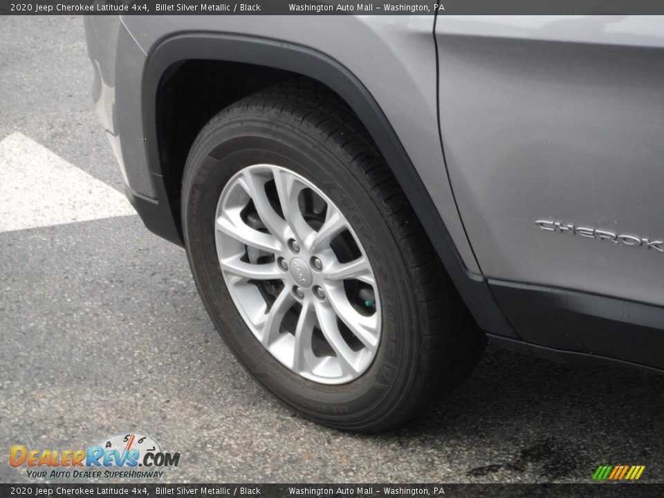 2020 Jeep Cherokee Latitude 4x4 Billet Silver Metallic / Black Photo #6