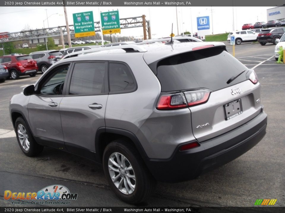 2020 Jeep Cherokee Latitude 4x4 Billet Silver Metallic / Black Photo #7