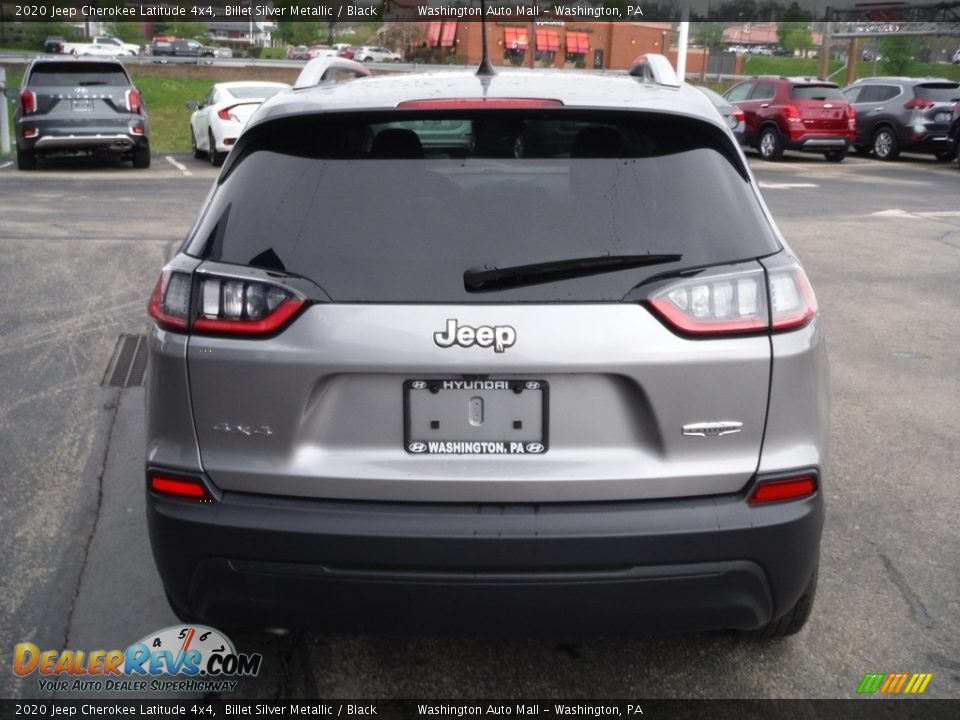 2020 Jeep Cherokee Latitude 4x4 Billet Silver Metallic / Black Photo #8