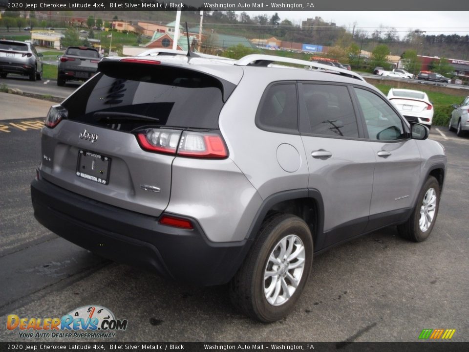 2020 Jeep Cherokee Latitude 4x4 Billet Silver Metallic / Black Photo #9