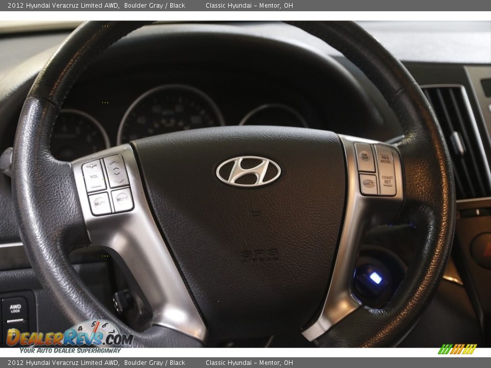 2012 Hyundai Veracruz Limited AWD Boulder Gray / Black Photo #7
