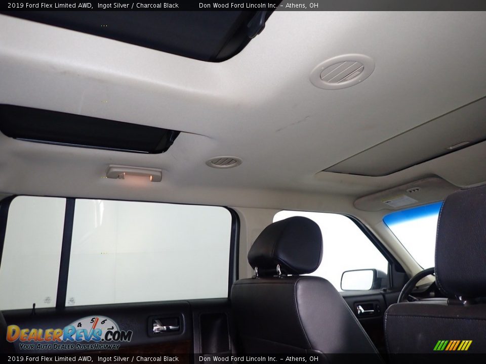 2019 Ford Flex Limited AWD Ingot Silver / Charcoal Black Photo #2