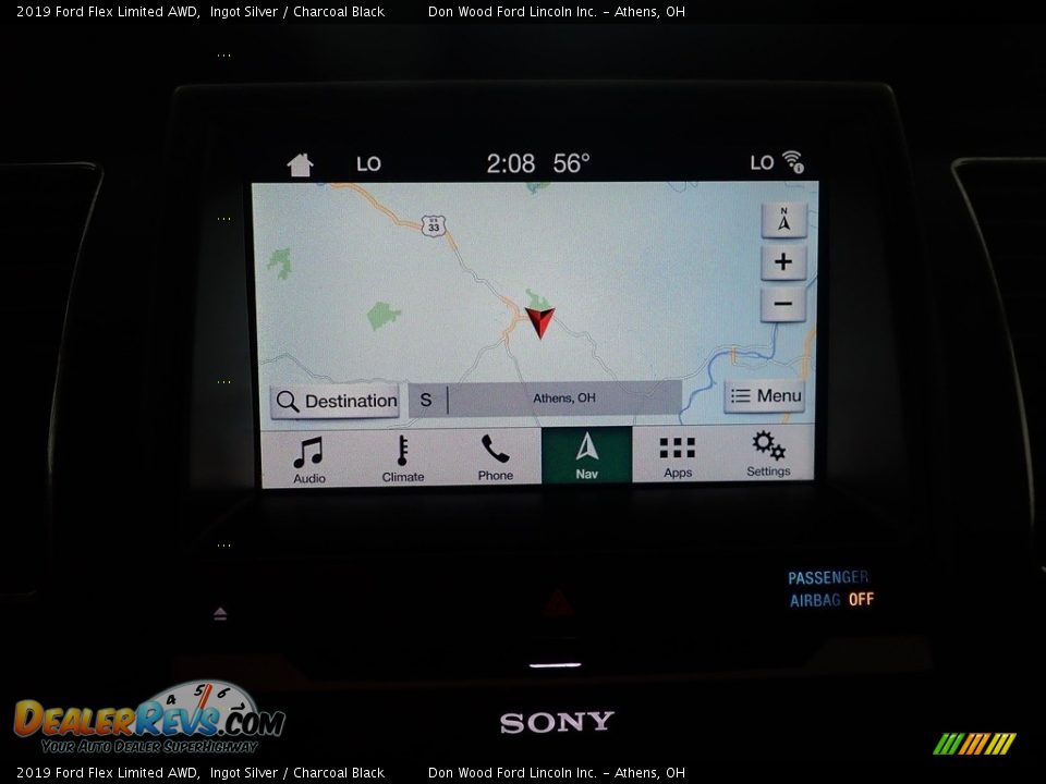 2019 Ford Flex Limited AWD Ingot Silver / Charcoal Black Photo #3